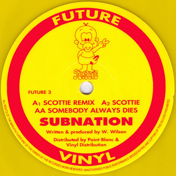 Subnation Scottie vynl record